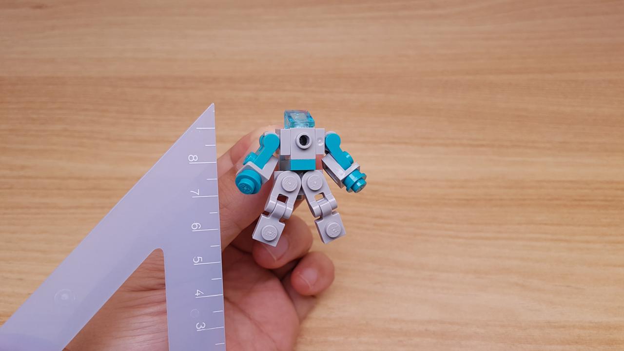 Micro LEGO brick helicopter transformer mech - Mini Chopper
 1 - transformation,transformer,LEGO transformer