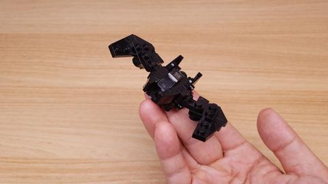 Micro LEGO brick bat fighter jet transformer mech - Black Wing
 1 - transformation,transformer,LEGO transformer