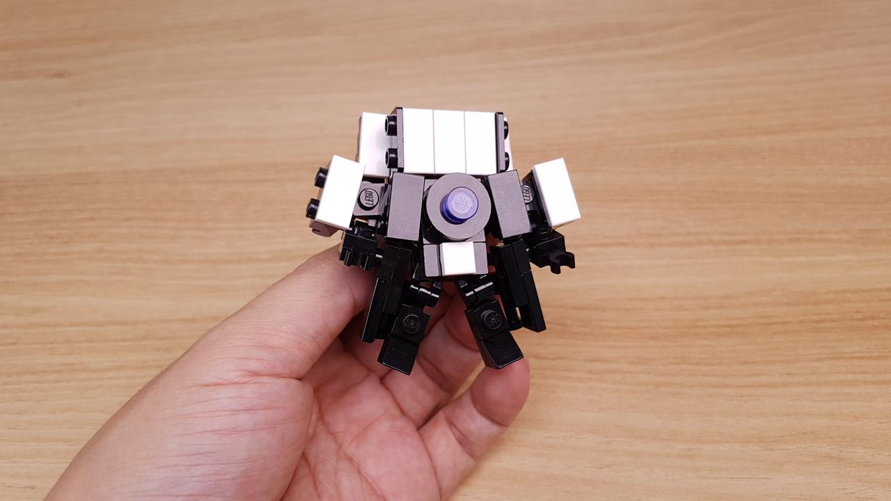 Micro LEGO brick TV transformer mech - Mr. Television
 1 - transformation,transformer,LEGO transformer