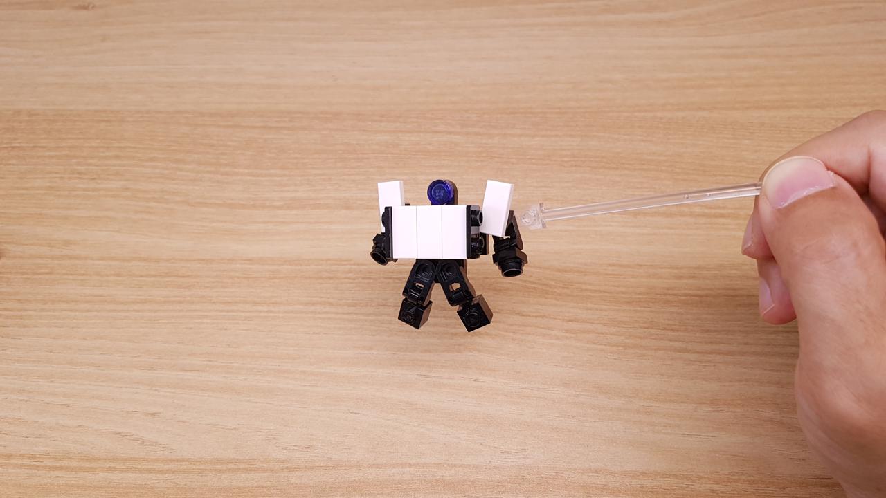 Micro LEGO brick TV transformer mech - Mr. Television
 2 - transformation,transformer,LEGO transformer