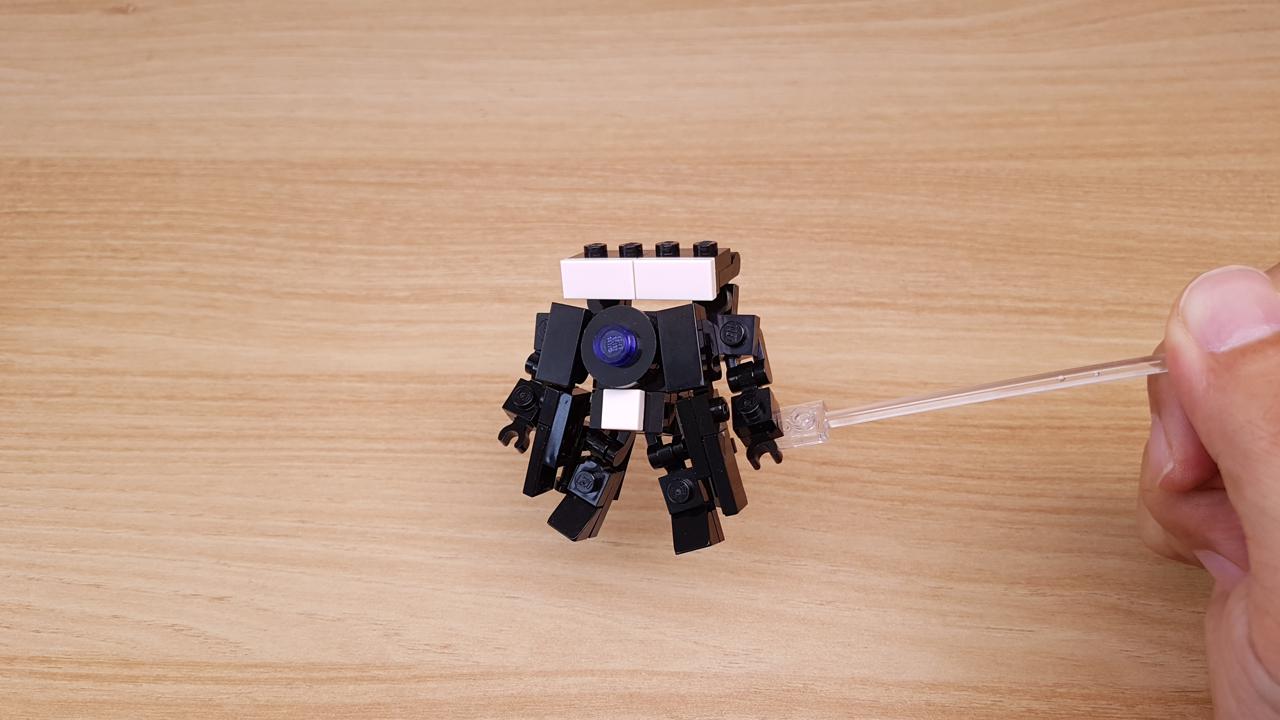 Micro LEGO brick TV transformer mech - Mr. Television
 3 - transformation,transformer,LEGO transformer