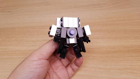 Micro LEGO brick TV transformer mech - Mr. Television
 2 - transformation,transformer,LEGO transformer