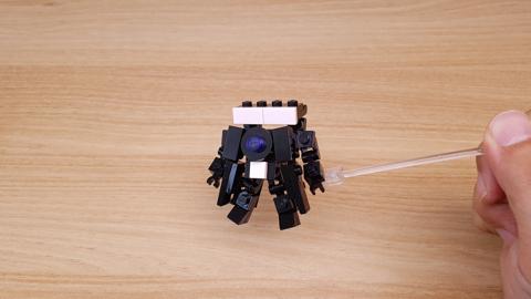 Micro LEGO brick TV transformer mech - Mr. Television
 4 - transformation,transformer,LEGO transformer