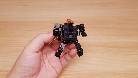 Micro LEGO brick shuriken transformer mech - Ninja Z
 2 - transformation,transformer,LEGO transformer