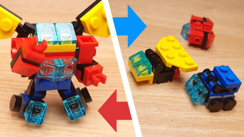 Combiner Transformer Robot (similar with Megazord)
