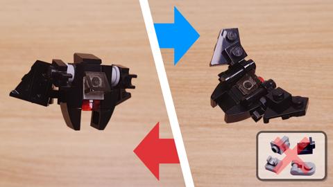 Batman? Nope! Meet Dark Boy, the Ultimate Mini Transforming Robot! - Dark Boy
 3 - transformation,transformer,LEGO transformer