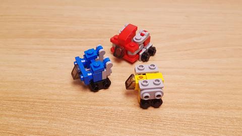 Three Cars Combine into an Awesome Battle Robot! - Ride 3!
 2 - transformation,transformer,LEGO transformer