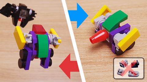 Micro LEGO brick drill tank transformer mech -  Drill Joe! #LEGO #MOC #transformers
 3 - transformation,transformer,LEGO transformer