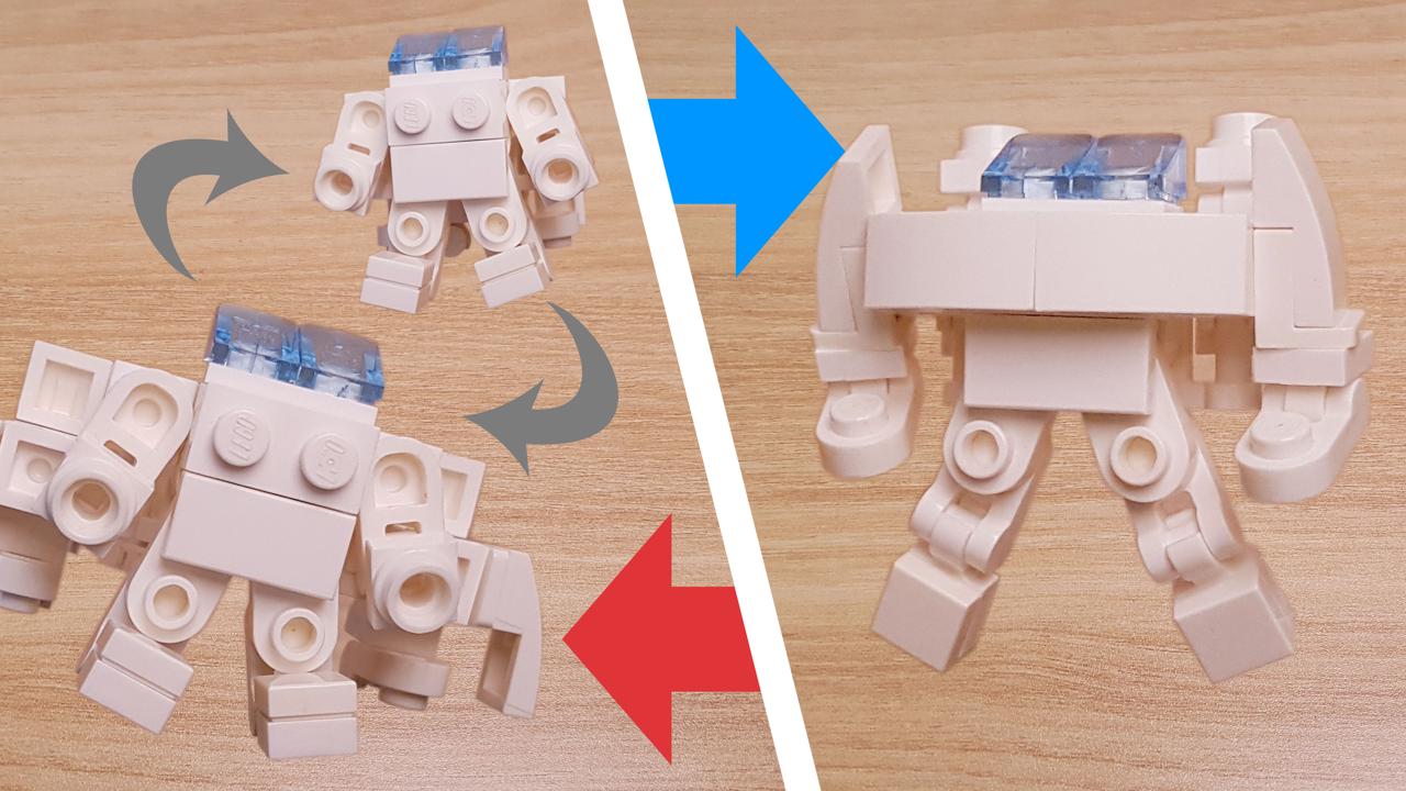 Micro LEGO brick 138 universe Rescue Boy transformer mech -  Rescue Boy Z #LEGO #MOC #transformers
 0 - transformation,transformer,LEGO transformer