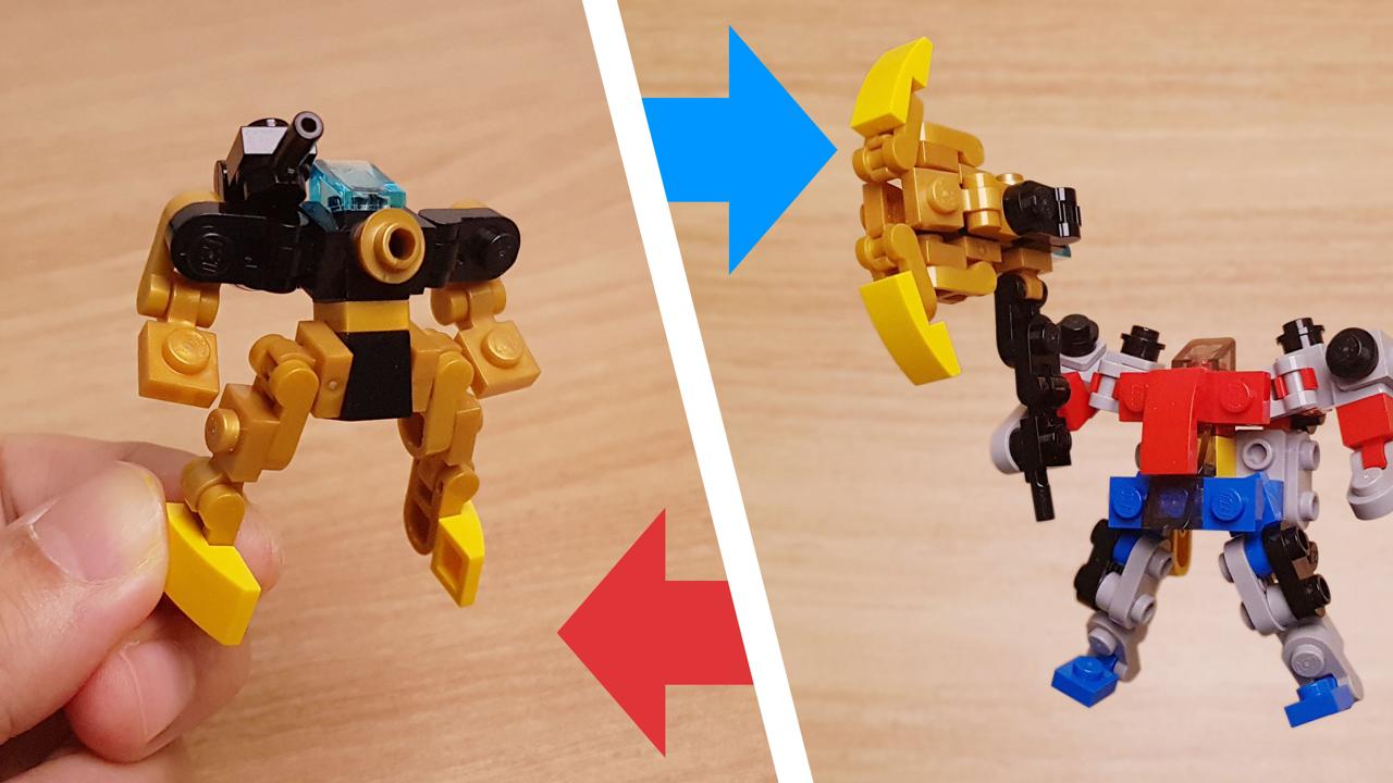 Micro LEGO brick golden axe transformer mech - Golden Axe #LEGO #MOC #transformers
 0 - transformation,transformer,LEGO transformer