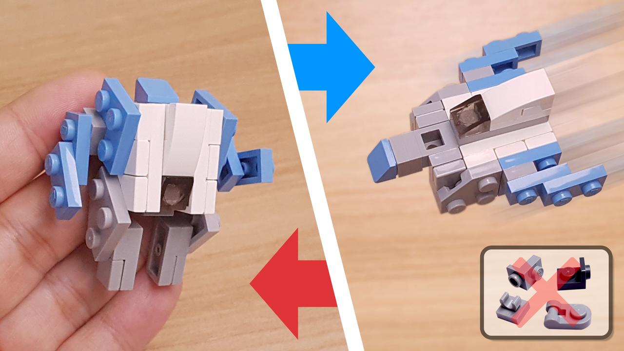 Mini LEGO brick EasyBuild transformer robot Blue Sky! #LEGO #MOC #レゴ #レゴ変形ロボ #レゴ作り方 #레고변신로봇
 0 - transformation,transformer,LEGO transformer