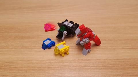 Mini LEGO brick EasyBuild transformer robot TeraForce V mini! #LEGO #MOC #レゴ #レゴ変形ロボ #レゴ作り方 #레고변신로봇
 1 - transformation,transformer,LEGO transformer
