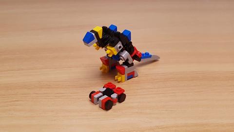 Mini LEGO brick Car & Dino combiner robot Rex-King! #LEGO #MOC #レゴ #レゴ変形ロボ #レゴ作り方 #레고변신로봇
 1 - transformation,transformer,LEGO transformer