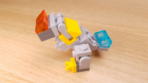 Micro sized T-Rex(Tyrannosaurus) (similar with Godzilla)
 4 - transformation,transformer,LEGO transformer