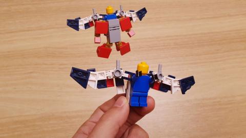 Mini LEGO brick Briefcase Suit robot Herobox NO.2! #LEGO #MOC #hero
 2 - transformation,transformer,LEGO transformer