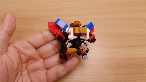 Micro LEGO brick 5 combiner transformer mech - Super Aslan (similar to GaoGaiGar)
 2 - transformation,transformer,LEGO transformer