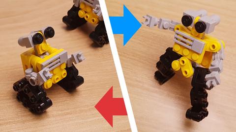 Micro LEGO brick box transformer mech - MAX-I (similar to Wall-E) #LEGO_21303
 4 - 