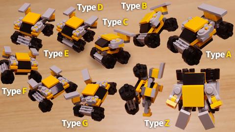 Mini LEGO brick airplane, boat, and train combining robot PTB301! #LEGO #MOC #レゴ #レゴ変形ロボ #レゴ作り方 #레고변신로봇
 11 - transformation,transformer,LEGO transformer
