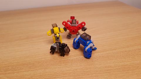 Mini LEGO brick combiner robot the mighty Titan Hunter! #LEGO #MOC #レゴ #レゴ変形ロボ #レゴ作り方 #레고변신로봇
 4 - 