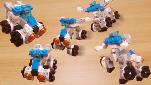 Mini LEGO brick Centaur transformer robot Centaurion! #LEGO #MOC #レゴ #レゴ変形ロボ #レゴ作り方 #레고변신로봇
 6 - 