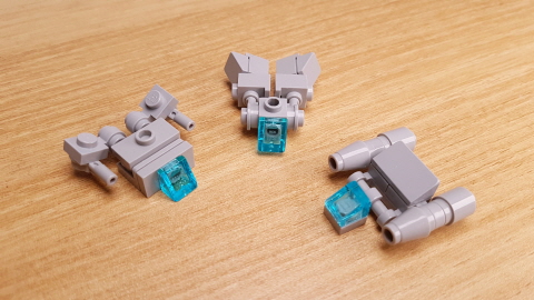 Gray Jets - Micro sized Combiner Transformer Robot 
 5 - transformation,transformer,LEGO transformer