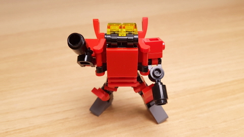 Gun Turret Micro sized Transformer Robot  (similar with Overwatch Torbjörn Turret)
 3 - transformation,transformer,LEGO transformer