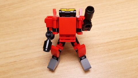 Gun Turret Micro sized Transformer Robot  (similar with Overwatch Torbjörn Turret)
 5 - transformation,transformer,LEGO transformer