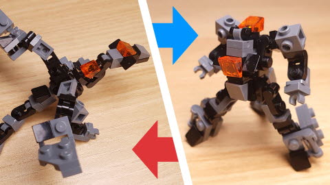 Dragon type LEGO transformer mech
