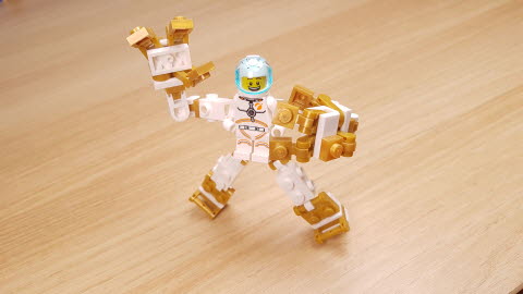 Transformer Robot - Vehicle for mini figure  (Bipedal mech)
 2 - transformation,transformer,LEGO transformer