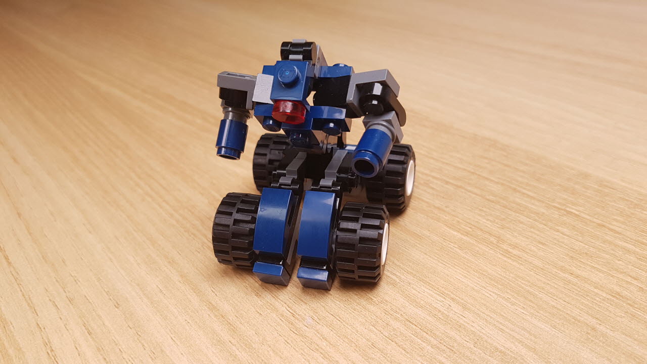 Navy Cannon Transformer Mech
 6 - transformation,transformer,LEGO transformer