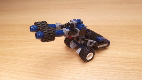 Navy Cannon Transformer Mech
 9 - transformation,transformer,LEGO transformer