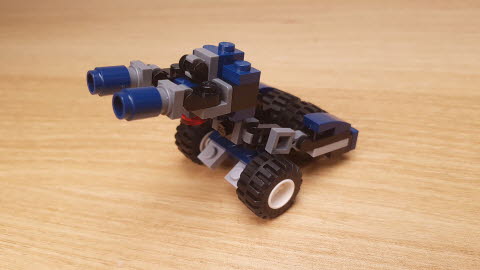 Navy Cannon Transformer Mech
 5 - transformation,transformer,LEGO transformer