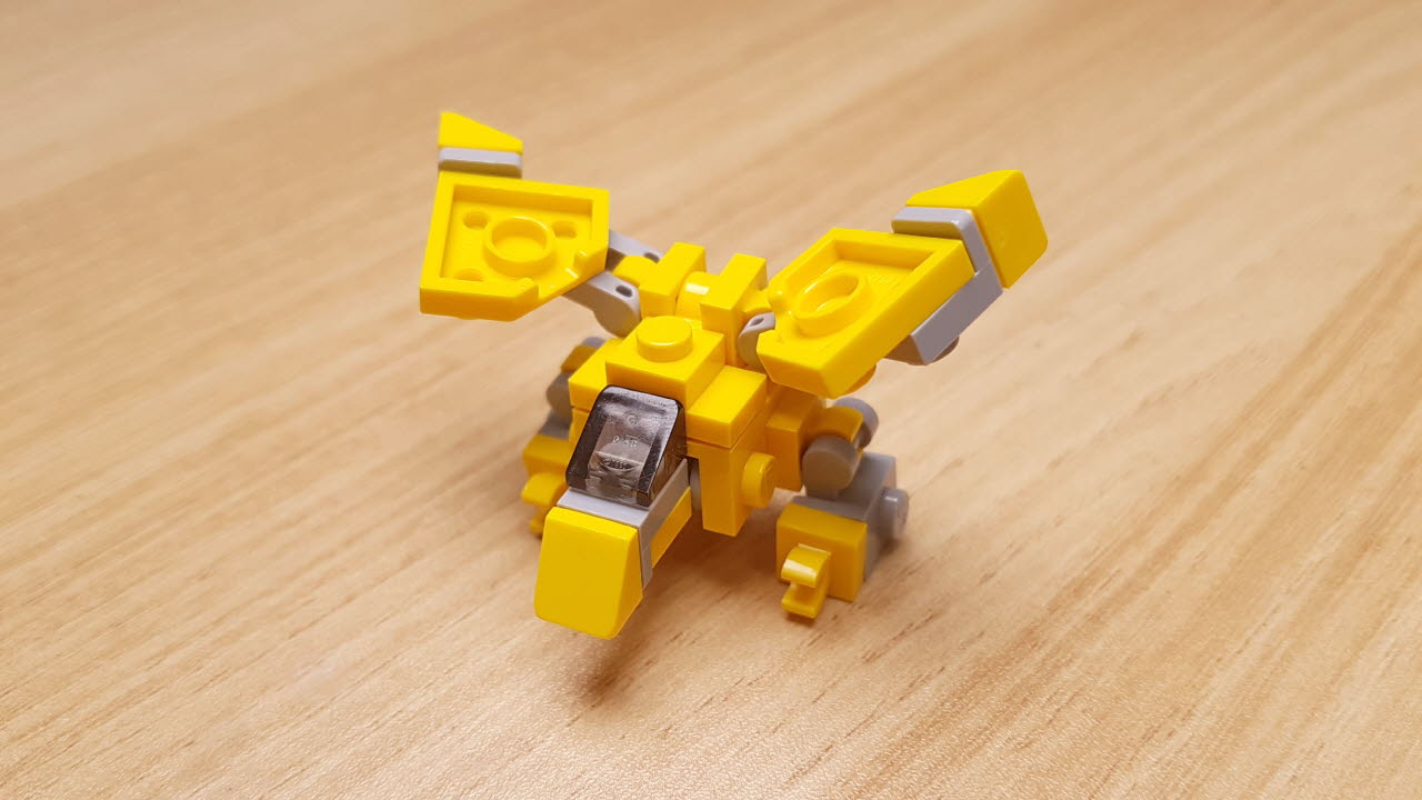 Yellow Eagle - Eagle Transformer Mech
 5 - transformation,transformer,LEGO transformer