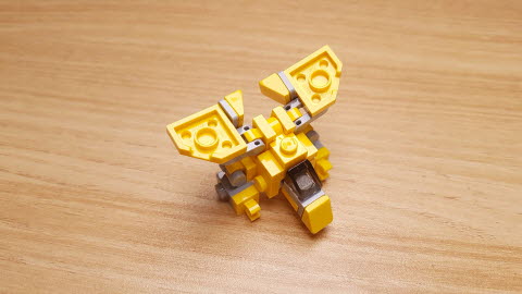 Yellow Eagle - Eagle Transformer Mech
 11 - transformation,transformer,LEGO transformer