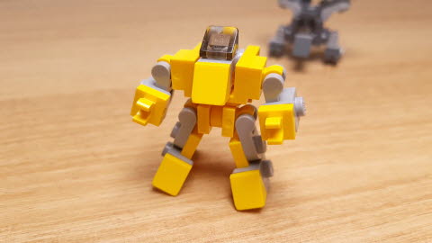 Yellow Eagle - Eagle Transformer Mech
 10 - transformation,transformer,LEGO transformer