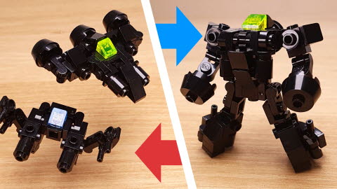 Black Arms - Fighter Jet&Hovercrafet Combiner Robot(transformer mech)
