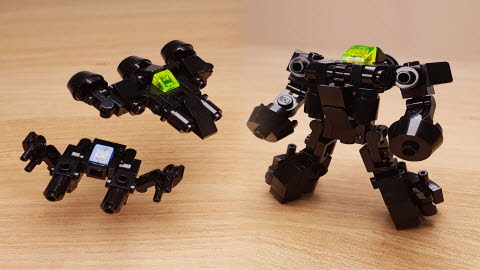 Black Arms - Fighter Jet&Hovercrafet Combiner Robot(transformer mech)
 5 - transformation,transformer,LEGO transformer