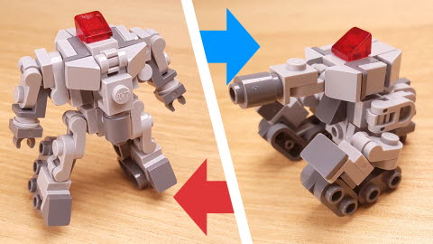 Tank Man - Micro size tank transformer
 6 - transformation,transformer,LEGO transformer