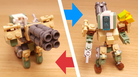 Turret Bot (similar with Overwatch Bastion)
 5 - transformation,transformer,LEGO transformer