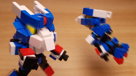 Blue Crow (similar with Mecha Crow from Brawl Stars)
 1 - transformation,transformer,LEGO transformer