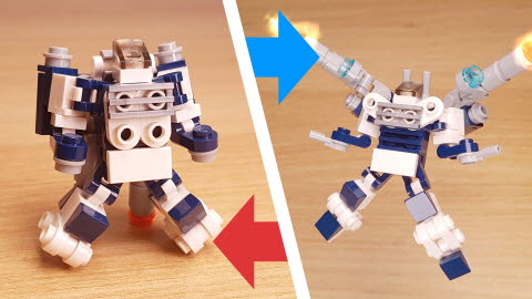 Heavy Arms (unarmed small mech & heavy armed big mech transformer mech)
 5 - transformation,transformer,LEGO transformer