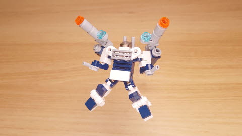 Heavy Arms (unarmed small mech & heavy armed big mech transformer mech)
 1 - transformation,transformer,LEGO transformer