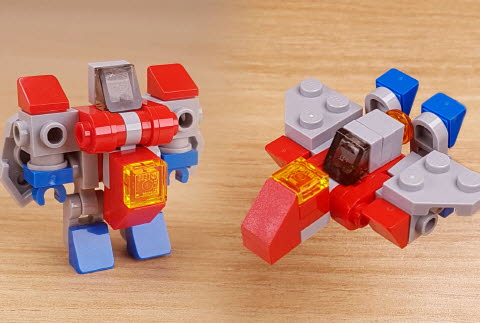 Belly Boy - Micro fighter jet
 3 - transformation,transformer,LEGO transformer