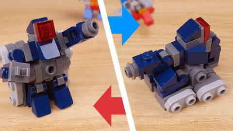 Tank Transformer Mecha (similar to Shockwave) - Shocker
 6 - transformation,transformer,LEGO transformer