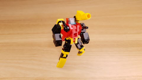 Micro fighter jet transformer robot　- Jet Spear
 1 - transformation,transformer,LEGO transformer