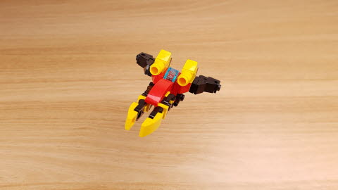 Micro fighter jet transformer robot　- Jet Spear
 4 - transformation,transformer,LEGO transformer