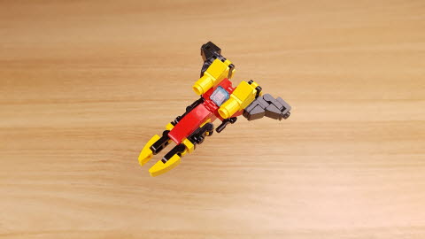 Micro fighter jet transformer robot　- Jet Spear
 3 - transformation,transformer,LEGO transformer