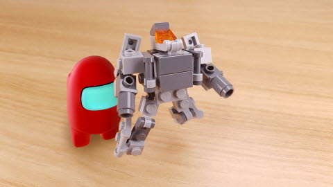 Easy to build transformer mecha - AT-ZT feat. Among Us (using only 39 easy bricks)
 5 - transformation,transformer,LEGO transformer