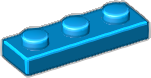LEGO 3623 Dark Azure