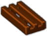 LEGO 2412b Reddish Brown